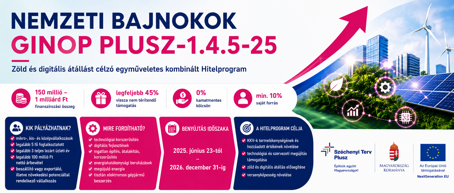 Ginop Plus Pályázat részletes feltételeinek ismertetése